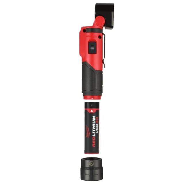 Vendita online Torcia pivot ricaricabile con USB 500 Lumen